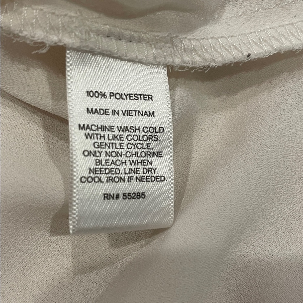Express Ivory Ruffle Sleeve Top - Picture 5 of 5